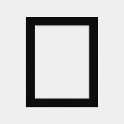 Ak Frames 50X40Cm Black Picture Mounts To Fit 40X30Cm Aperture SizeMount Board Only (No Frame Included) from B&Q