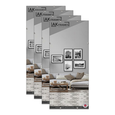 24X10 Frameless Clip Frame (Pack Of 4) With PerspexFor PostersPrintsPhotos And Wall ArtAk Frames from B&Q