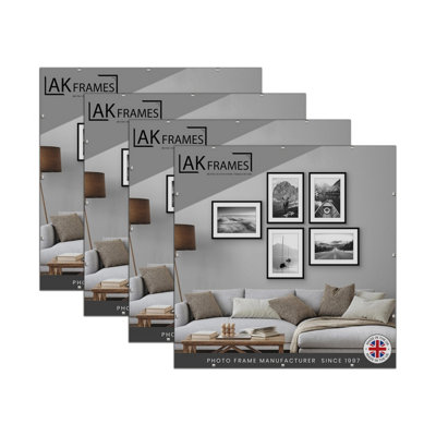 25X25 Frameless Clip Frame (Pack Of 4) With PerspexFor PostersPrintsPhotos And Wall ArtAk Frames from B&Q