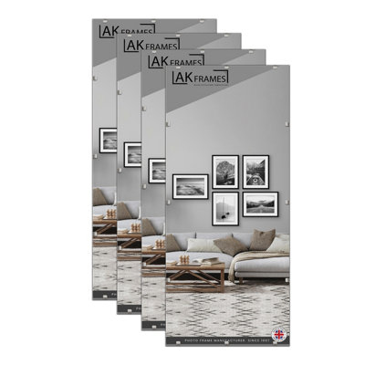 30X20 Frameless Clip Frame (Pack Of 4) With PerspexFor PostersPrintsPhotos And Wall ArtAk Frames from B&Q