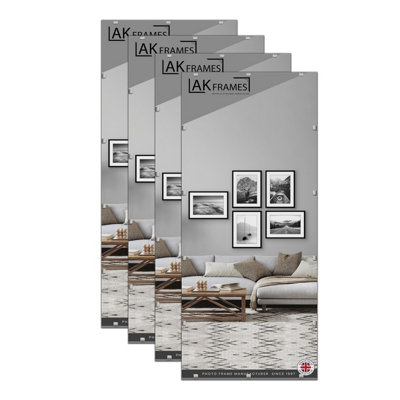 36X16 Frameless Clip Frame (Pack Of 4) With PerspexFor PostersPrintsPhotos And Wall ArtAk Frames from B&Q