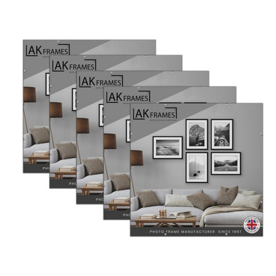 19X19 Frameless Clip Frame (Pack Of 5) With PerspexFor PostersPrintsPhotos And Wall ArtAk Frames from B&Q