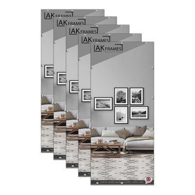 36X16 Frameless Clip Frame (Pack Of 5) With PerspexFor PostersPrintsPhotos And Wall ArtAk Frames from B&Q