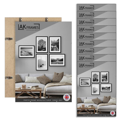 22X16 Frameless Clip Frame (Pack Of 10) With PerspexFor PostersPrintsPhotos And Wall ArtAk Frames from B&Q