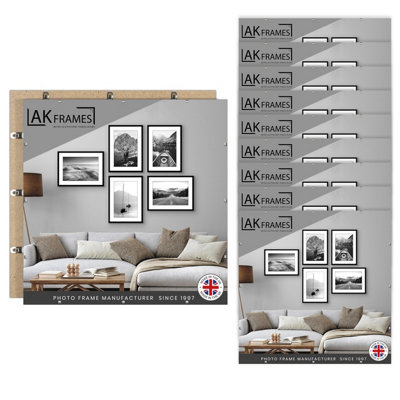 25X25 Frameless Clip Frame (Pack Of 10) With PerspexFor PostersPrintsPhotos And Wall ArtAk Frames from B&Q