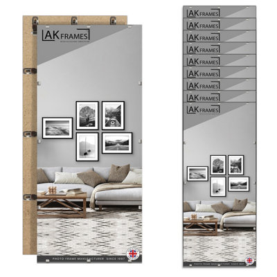 30X20 Frameless Clip Frame (Pack Of 10) With PerspexFor PostersPrintsPhotos And Wall ArtAk Frames from B&Q