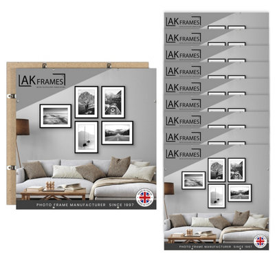 35X35Cm Frameless Clip Frame (Pack Of 10) With PerspexFor PostersPrintsPhotos And Wall ArtAk Frames from B&Q