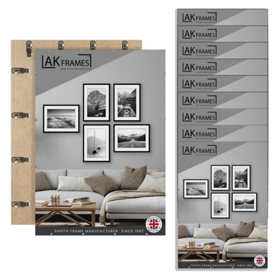 100X60Cm Frameless Clip Frame (Pack Of 10) With PerspexFor PostersPrintsPhotos And Wall ArtAk Frames from B&Q