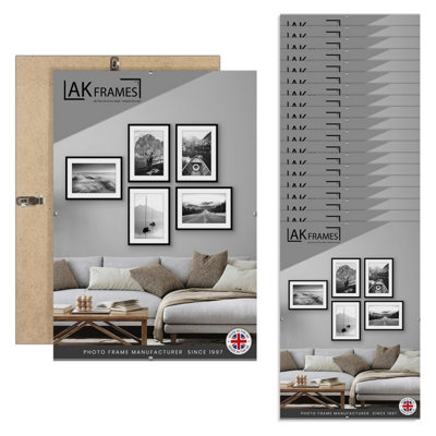 7X5 Frameless Clip Frame (Pack Of 20) With PerspexFor PostersPrintsPhotos And Wall ArtAk Frames from B&Q