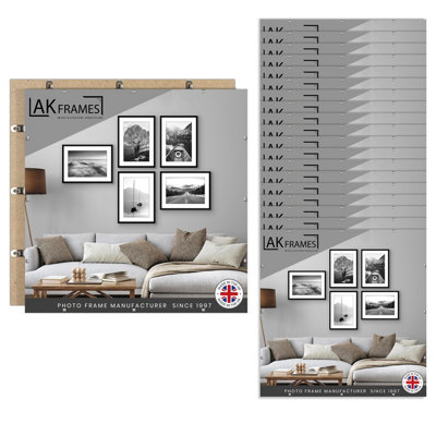 25X25 Frameless Clip Frame (Pack Of 20) With PerspexFor PostersPrintsPhotos And Wall ArtAk Frames from B&Q