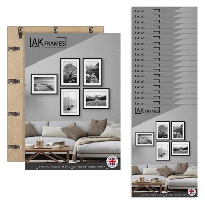 90X60Cm Frameless Clip Frame (Pack Of 20) With PerspexFor PostersPrintsPhotos And Wall ArtAk Frames from B&Q