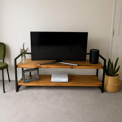B&Q -  Handmade Rustic Industrial Tv Unit
