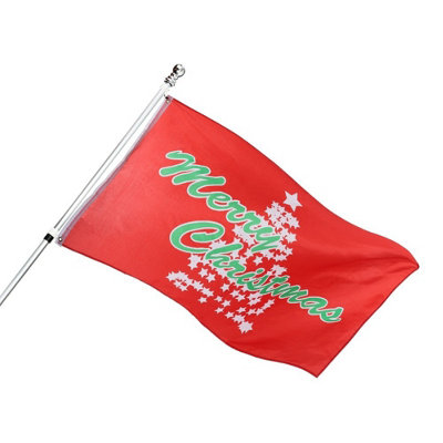 I Love Fancy Dress 5Ft X 3Ft Merry Christmas Flag DecorationPack Of 3 from B&Q