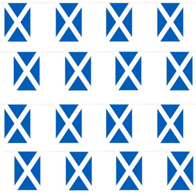 B&Q -  Scottish Flag BuntingScotland BuntingPack Of 3