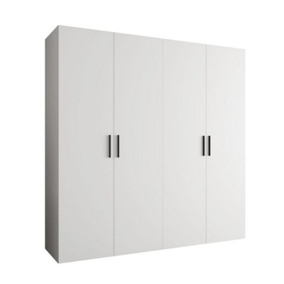 Arte Bari I Hinged Door Wardrobe 200Cm In WhiteSleekSoft-Close Storage For SpaciousLight-Filled Rooms from B&Q