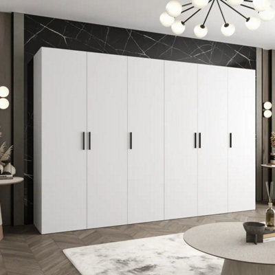 Arte Bari I Hinged Door Wardrobe 300Cm In WhiteThe Ultimate Canvas For A BrightOrganised Home from B&Q