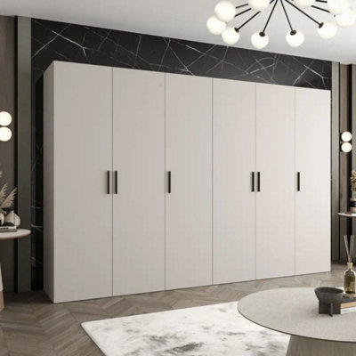 Arte Bari I Hinged Door Wardrobe 300Cm In CashmereTranquilExpansive Storage For The Refined Home from B&Q