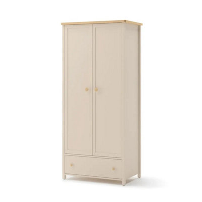 Arte Story 12 Hinged Wardrobe 85CmBeige & Oak VincenzaShelvesHanging Rails & Drawer Storage from B&Q