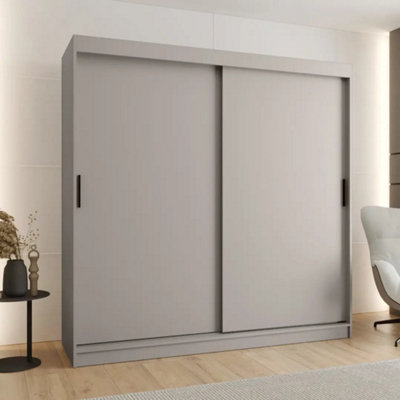 Arte Sleek Cashmere Rubino T Sliding Door Wardrobe 200CmGenerousStylish Storage For Modern Bedrooms from B&Q