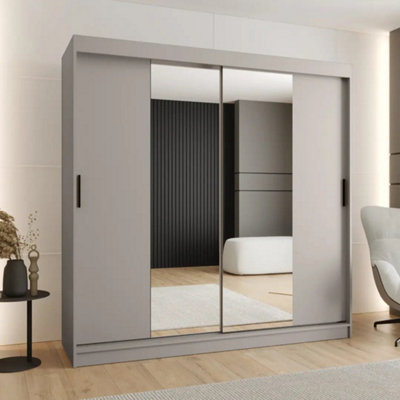 Arte Elegant Cashmere Rubino T1 Sliding Door Wardrobe 200CmMirrored Sliding Doors For Stylish Organisation from B&Q