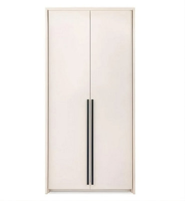 Arte Genua 2-Door Wardrobe In Sand BeigeSoftNatural Elegance Meets Functionality from B&Q