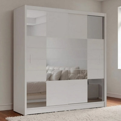 Arte Aruba Ii 203Cm Sliding Door Wardrobe In Sand BeigeWarmth And Functionality Combined from B&Q