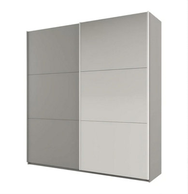 Arte Chic Platinum Sliding Door Wardrobe 225CmWhere Style Meets Smart Storage from B&Q