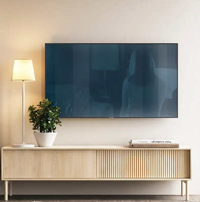 B&Q -  Tavo 154Cm Oak Tv CabinetSleek Scandinavian Charm With Push-To-Open Doors