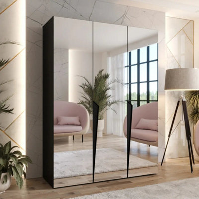 Arte Black Piano Iii Hinged Wardrobe 150CmStatement Storage With Everyday Strength from B&Q