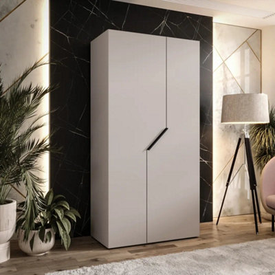 Arte Cashmere Blomvik I Hinged Wardrobe 100CmSoft-Tone Simplicity With Modern Elegance from B&Q