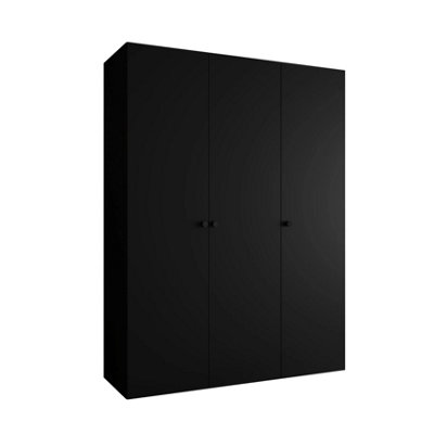 Arte Parma I 150Cm Black Hinged Door WardrobeChic Storage For Modern City Living from B&Q