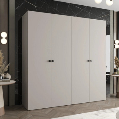 Arte Parma I 200Cm Cashmere Hinged Door WardrobeGentle Sophistication With Practical Storage from B&Q