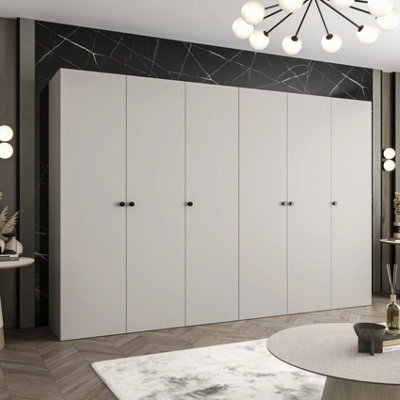 Arte Parma I 300Cm Cashmere Hinged Door WardrobeGentle Luxury With Modern Functionality from B&Q