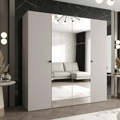 Arte Parma Ii 200Cm Cashmere Hinged Door WardrobeSubtle EleganceEffortless Function from B&Q