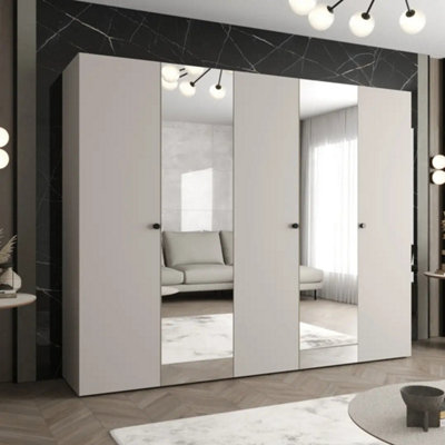 Arte Parma Ii 250Cm Cashmere Hinged Door WardrobeCalm Sophistication With Purposeful Design from B&Q