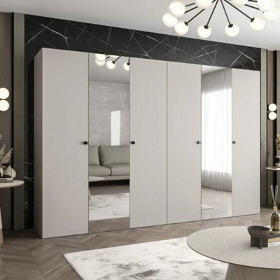 Arte Parma Ii 300Cm Cashmere Hinged Door WardrobeLuxurious Scale With Gentle Harmony from B&Q