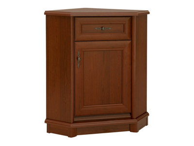 Arte Kent Chestnut Corner Cabinet60Cm Corner Storage With Drawer & Door from B&Q