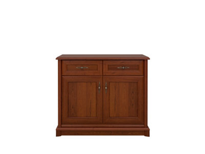 Arte Kent Chestnut 101Cm Sideboard2-Door Cabinet With 2 Drawers from B&Q
