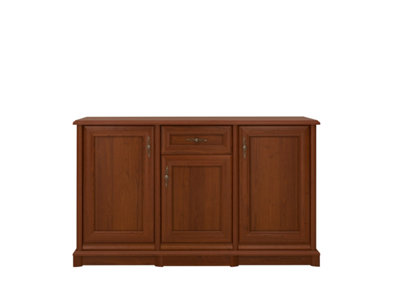 Arte Kent Chestnut 154Cm SideboardSpacious 3-Door Cabinet With Drawer from B&Q