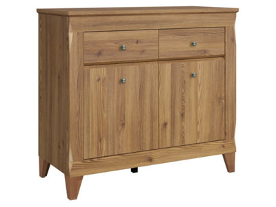 Arte Bergen 110 Cm Sideboard 2 Door 2 Drawer Golden Sibiu Larch from B&Q