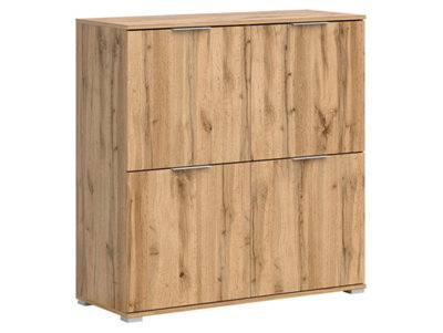 Arte Zele 104 Cm 4 Door Sideboard Oak Wotan from B&Q
