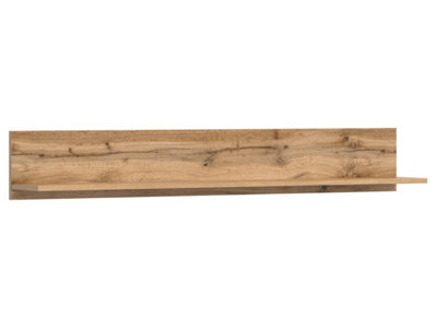 Arte  Zele 135 Cm Wall Shelf Oak Wotan from B&Q