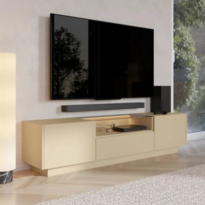 Arte Hiro 176 Cm Tv Cabinet In Cocoa And Oak Vincenza With 2 Doors And 1 Drawer from B&Q