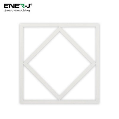 B&Q -  Pack Of 6Double Square Borderline Led Panel60X60 40W 4000 Lumens3 Years Warranty4000K