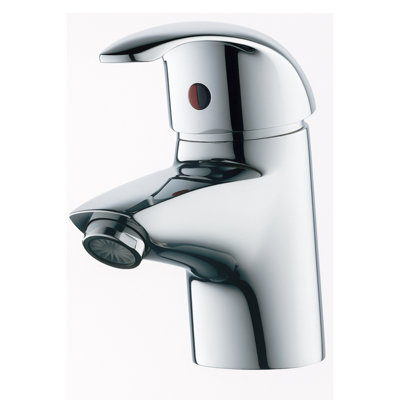 Home Range Chrome Basin Mixer Tap Single Lever Handle 40mm Cartridge Proto from B&Q