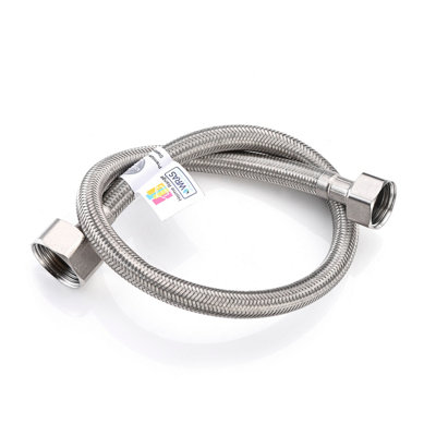 1X Home Range 3/4" X 3/4" Bsp (500mm Long) Wras Approved Flexible Tap Connector Flexi Pipe For BathroomKitchenBoilers from B&Q