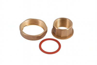 B&Q -  1" Bsp Standard Brass Pump UnionHeavy Duty