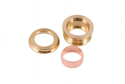 Home Range 10X Westco 10mm X 8mm 3-Part Reducing SetCompression Fitting Accessory from B&Q
