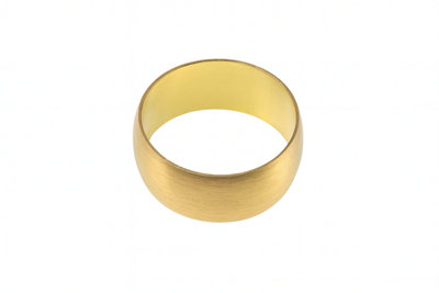 B&Q -  10X Westco 15mm Bright Brass OliveCompression Fitting Ring