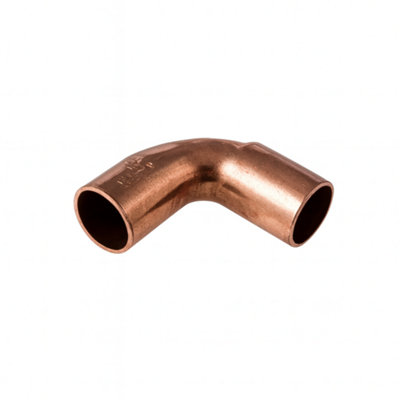 Home Range Westco 10mm Copper 90 Degrees Elbow Ef12Pipe Bend Fitting from B&Q